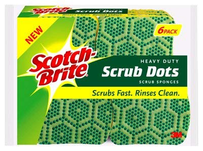 Scotch-Brite® Odor Resist Heavy Duty Sponge 30306-4, 4/6