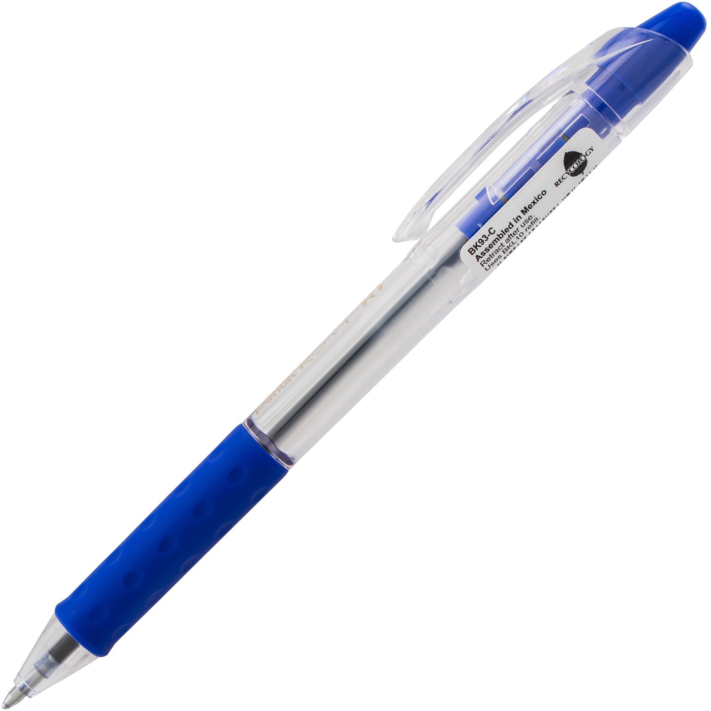 Pentel RSVP RT Retractable Ballpoint Pen, (1.0mm) Medium Line, Blue Ink (BK93-C)