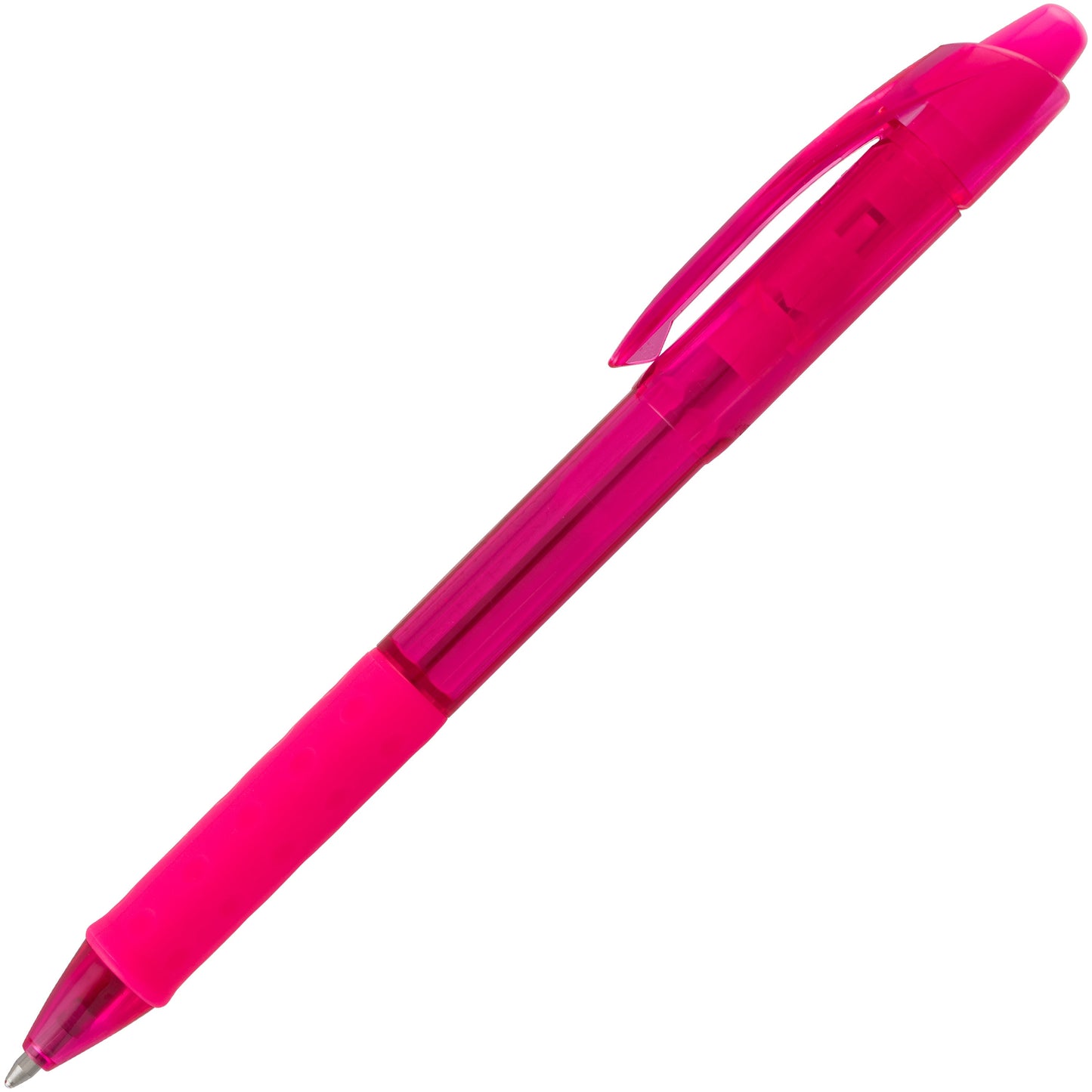 RSVP RT COLORS Retractable Ballpoint Pen, (1.0mm) Medium Line, Pink Barrel, Pink Ink (BK93CRP-P)