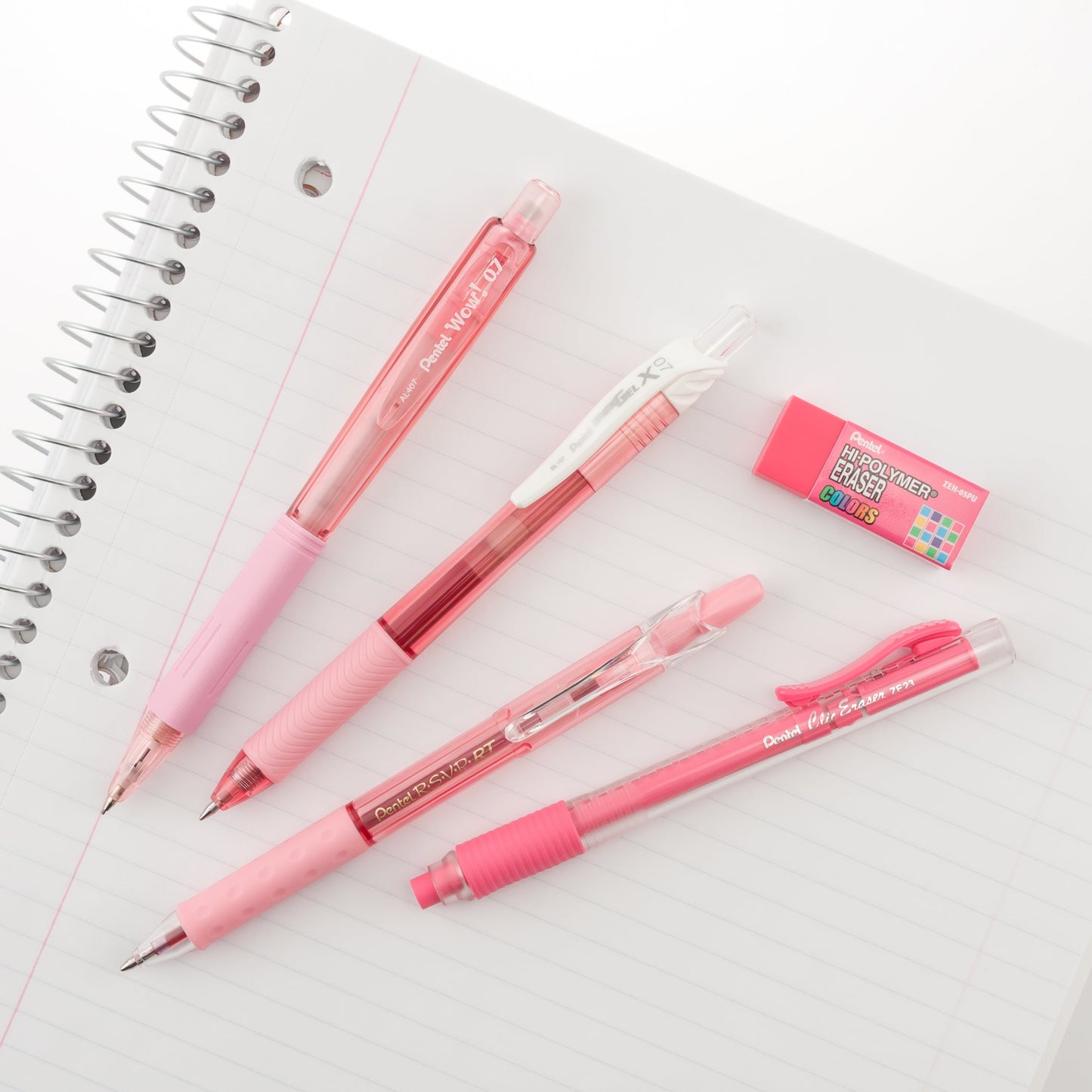 Color Shades Writing Pack - Pastel Pink (BLBKALZBPP)