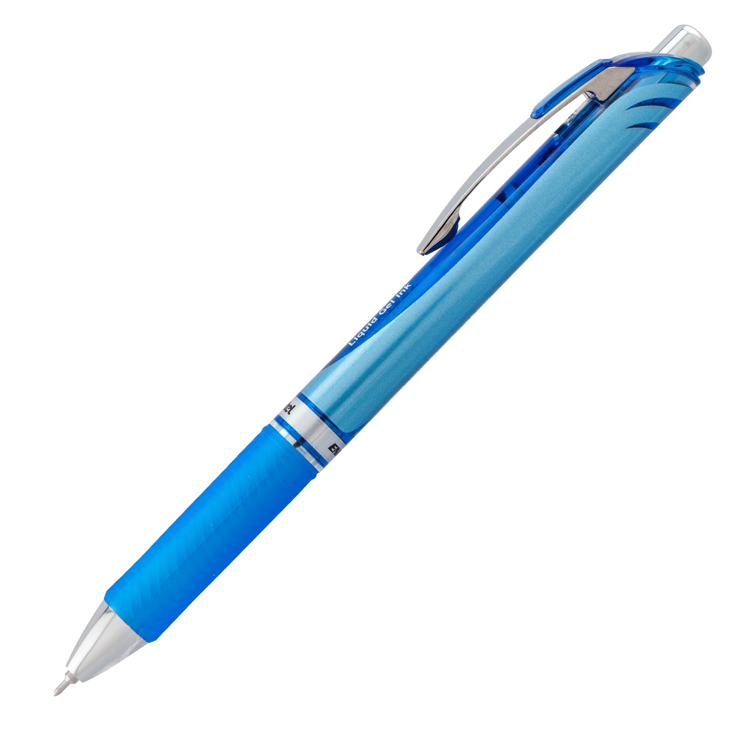 Pentel EnerGel RTX Retractable Liquid Gel Pen, (0.5mm) Needle Tip, Fine Line, Blue Ink (BLN75-C)