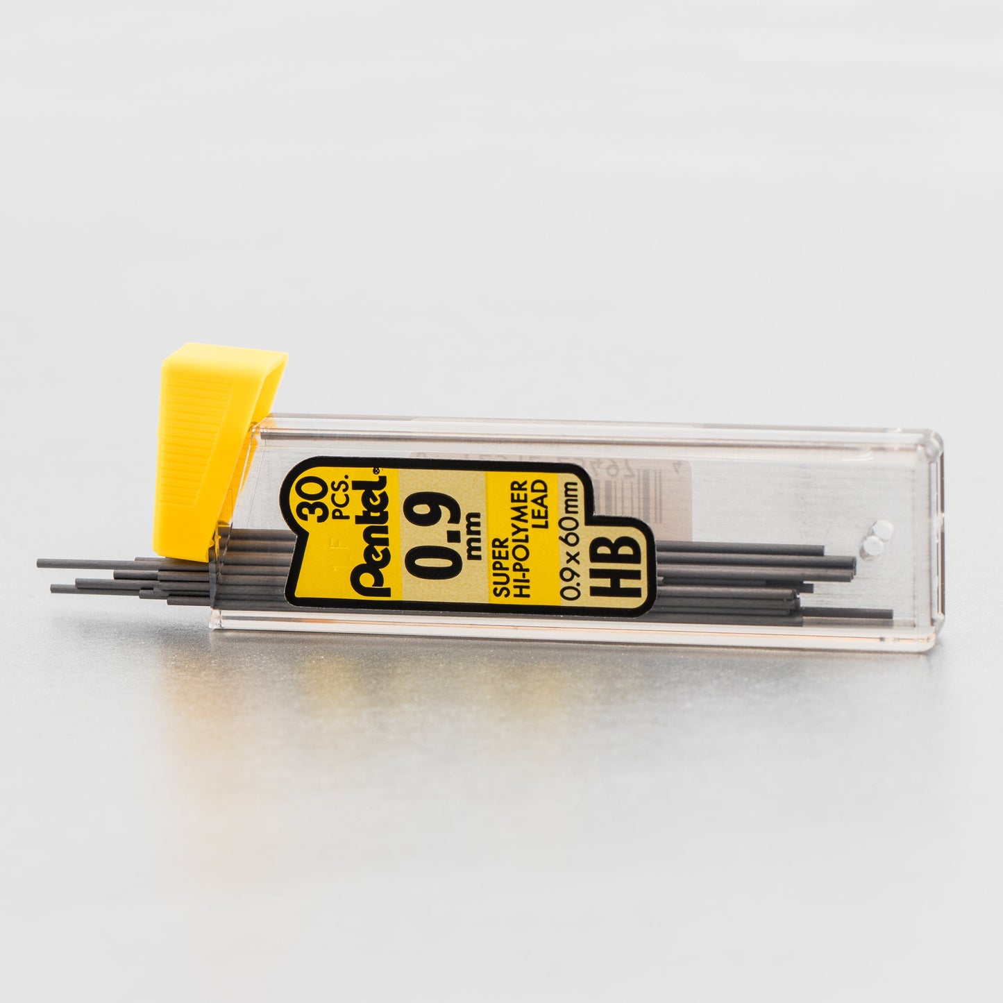 Super Hi-Polymer Lead Refill (0.9mm) Thick, HB, 30 pcs/Tube (C29-HB)