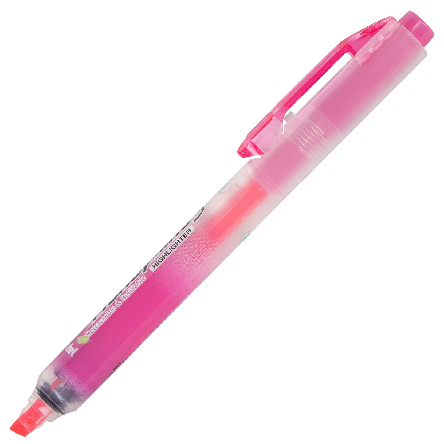Handy-Line S Retractable & Refillable Highlighter, Chisel Tip, Pink Ink (SXS15-P)
