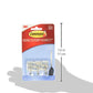 Command™ Small Clear Wire Hooks with Clear Strips 17067CLR-ES, 3 Small Wire Hooks, 4 Clear Strips