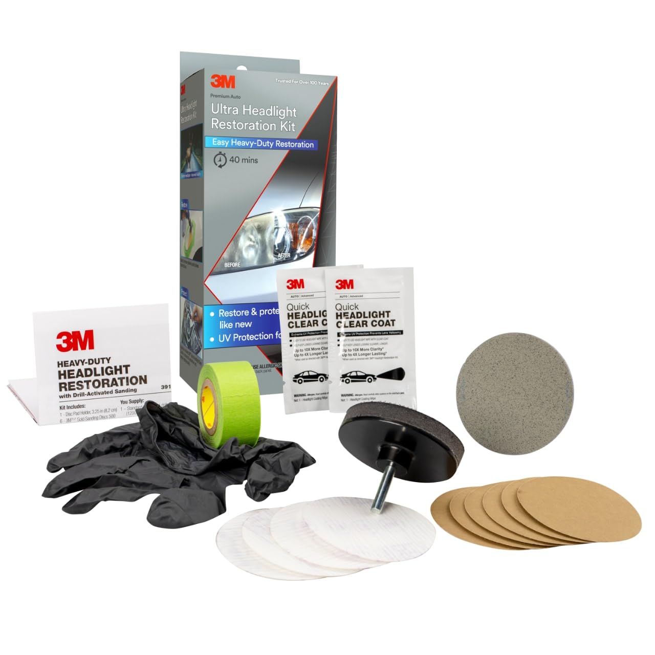 3M™ Ultra Headlight Restoration Kit 39195