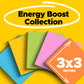 Post-it® Super Sticky Notes 654-24SSAU, Energy Boost Collection, 3 in x 3 in (76 mm x 76 mm), 100% PEFC, SGSCH-PEFC-COC-110078