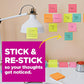 Post-it® Super Sticky Pop-up Notes R330-6SSAN, Playful Primaries, 3x3, 6pds/pk, 90 sht/pd, 100% PEFC, SGSCH-PEFC-COC-110078