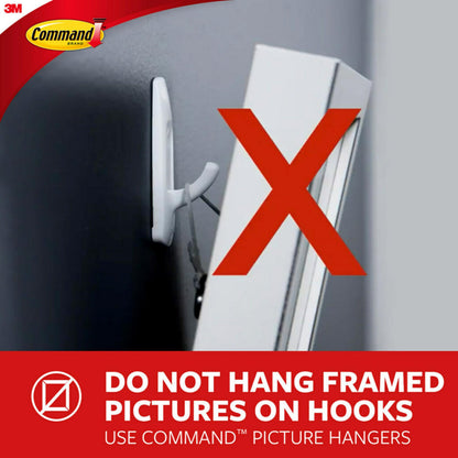 Command™ Clear Large Crystal Hook 17096CLR-ES