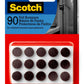 Scotch™ Felt Bumpers, SP953-NA, 3/8 in, Brown, 90/pk