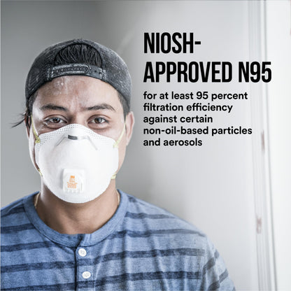 3M™ Sanding and Fiberglass Valved Respirator 8511H1-DC-PS, 1ea/pk, 12 pks/cs