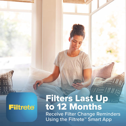 Filtrete™ Refillable Filter Kit 1550 MPR RS2001-4-2P-EC, 16 in x 25 in x 4 in (40.6 cm x 63.5 cm x 10.1 cm) 1 Frame & 2 Filters