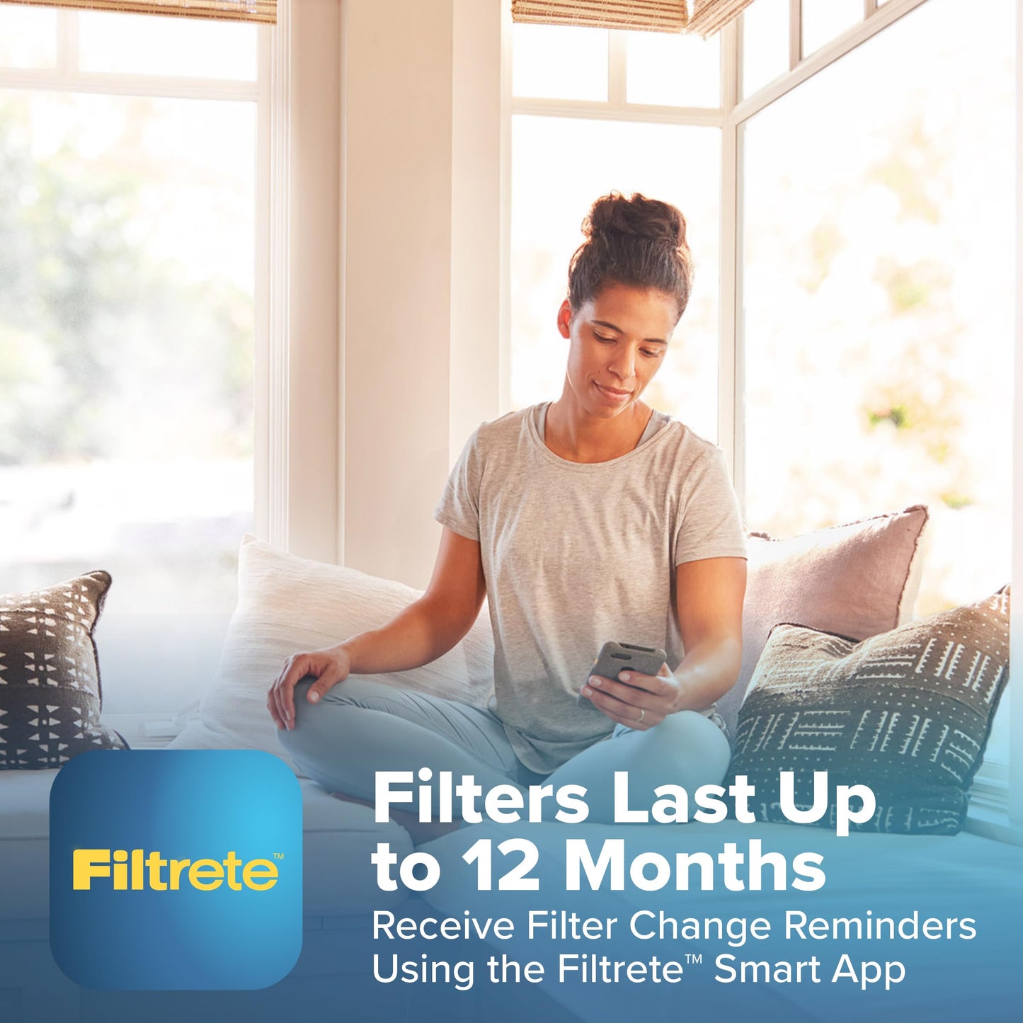Filtrete™ Refillable Filter Kit 1550 MPR RS2003-4-2P-EC, 20 in x 25 in x 4 in (50.8 cm x 63.5 cm x 10.1 cm) 1 Frame & 2 Filters