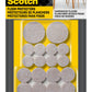 Scotch™ Felt Pads Value Pack SP842-NA-S, 36 Pack, Beige