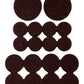 Scotch™ Felt Pads Value Pack SP846-NA-S, 36 Pack, Brown