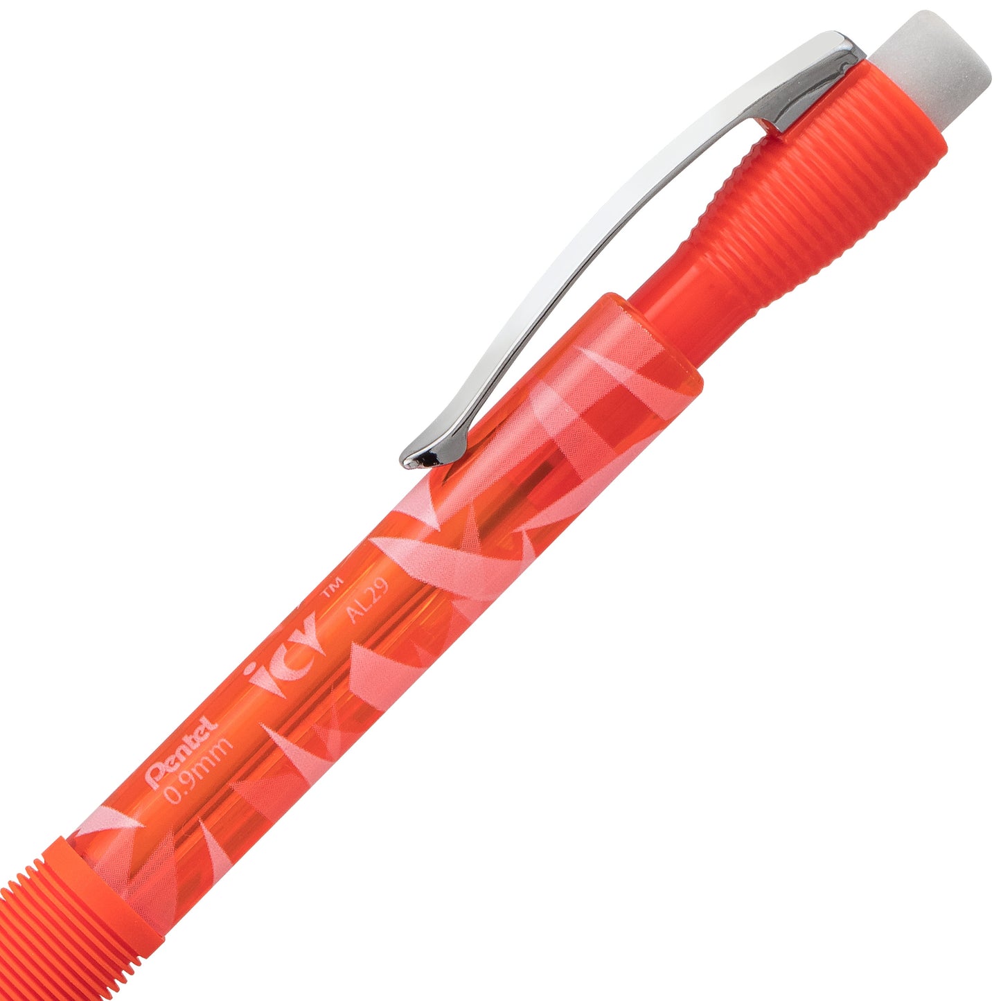 ICY Mechanical Pencil, (0.9mm), Tinted Orange Barrel (AL29TF)