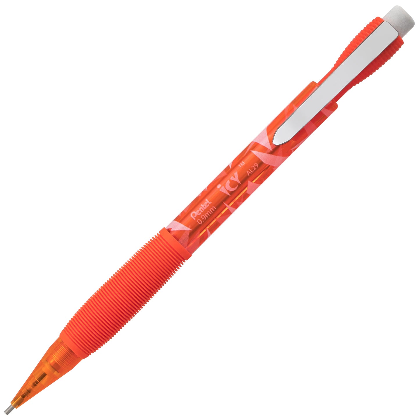 ICY Mechanical Pencil, (0.9mm), Tinted Orange Barrel (AL29TF)