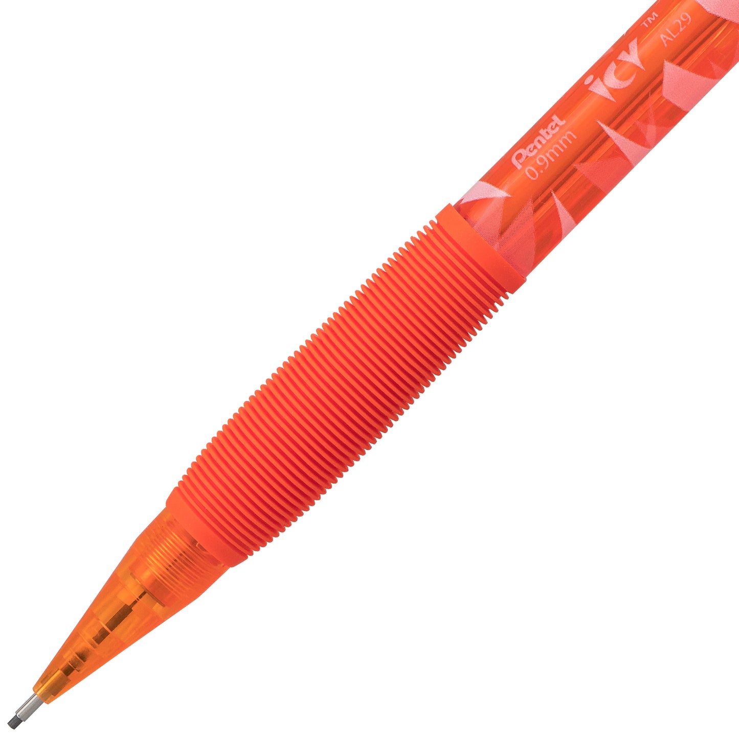ICY Mechanical Pencil, (0.9mm), Tinted Orange Barrel (AL29TF)
