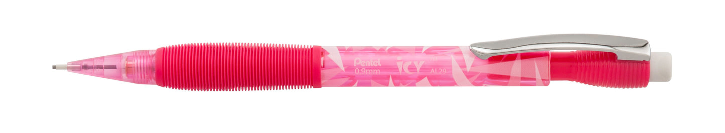 ICY Mechanical Pencil, (0.9mm), Tinted PInk Barrel (AL29TP)