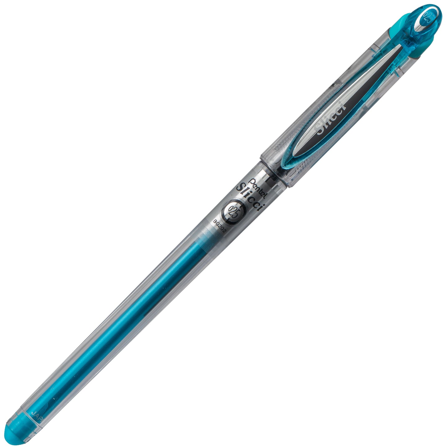 Pentel Arts Slicci (0.25mm) Extra Fine Gel Pen - Baby Blue Ink (BG202-S2)