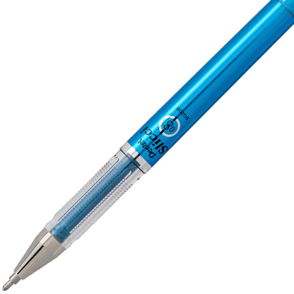 Pentel Arts Slicci METALLIC (0.8mm) Needle Tip Med Gel Pen Blue Metallic Ink (BG208-MC)