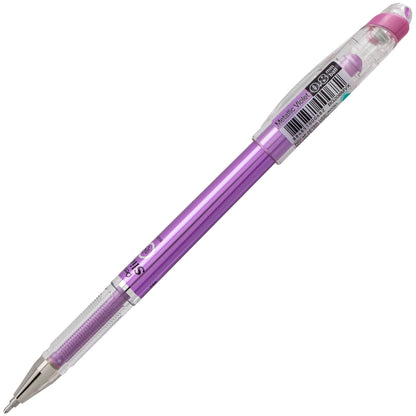 Pentel Arts Slicci METALLIC (0.8mm) Needle Tip Med Gel Pen Violet Metallic Ink (BG208-MV)