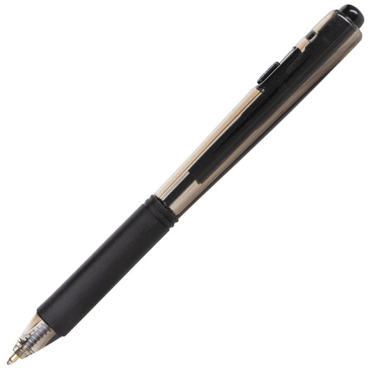 Pentel Wow! Retractable Ballpoint Pen, (1.0mm) Medium Line, NEW Ink, Black Ink (BK440-A), 24 Dozen