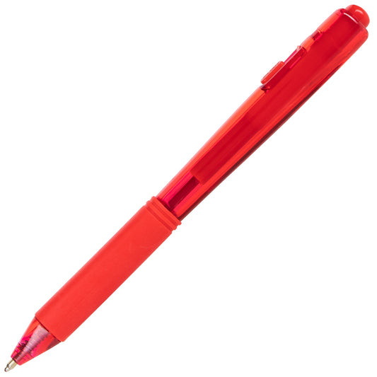 Pentel Wow! Retractable Ballpoint Pen, (1.0mm) Medium Line, NEW Ink, Red Ink (BK440-B)