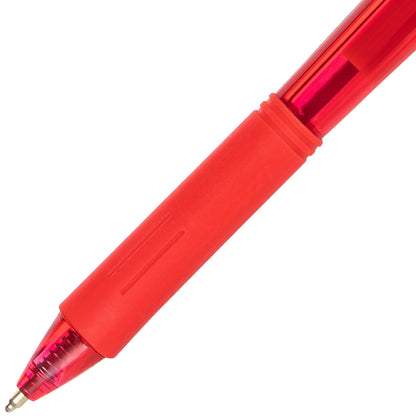 Pentel Wow! Retractable Ballpoint Pen, (1.0mm) Medium Line, NEW Ink, Red Ink (BK440-B)