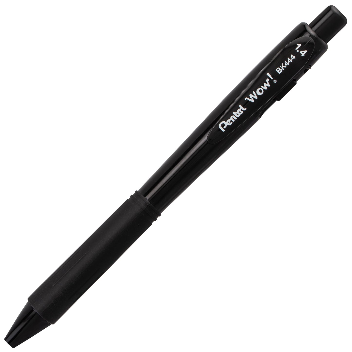 Pentel WOW! Ballpoint Pen, (1.4mm), Bold Line, Black Ink (BK444-A), 24 Dozen