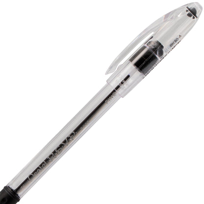 RSVP Ballpoint Pen, (0.7mm) Fine Line, Black Ink (BK90-A)