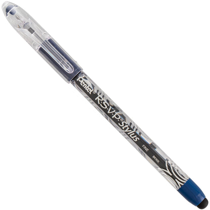 RSVP STYLUS Ballpoint Pen, (0.7mm) Fine Line, Blue Ink (BK90L-C)