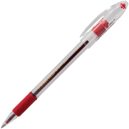 RSVP Ballpoint Pen, (1.0mm) Medium Line, Red Ink (BK91-B)