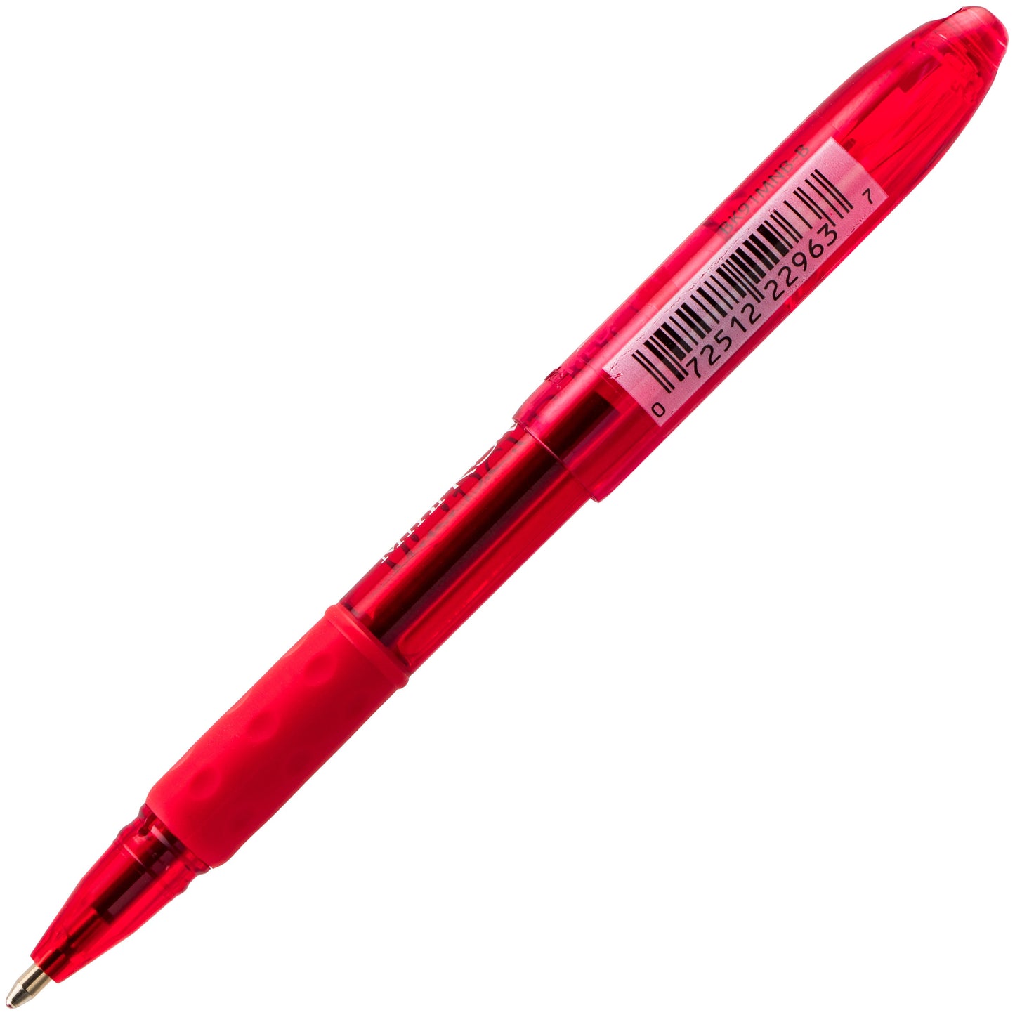 RSVP Mini Ballpoint Pen, (1.0mm) Medium Line, Red Ink (BK91MNB-B)