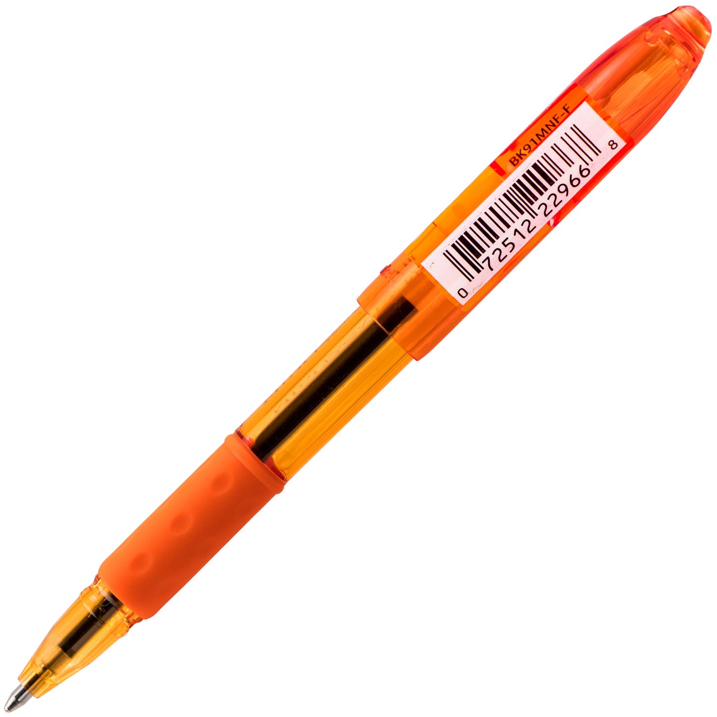 RSVP Mini Ballpoint Pen, (1.0mm) Medium Line, Orange Ink (BK91MNF-F)