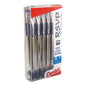 RSVP Ballpoint Pen, (1.0mm) Medium Line, 12-Blue Ink Pen in Clear plastic box (BK91PC12C)
