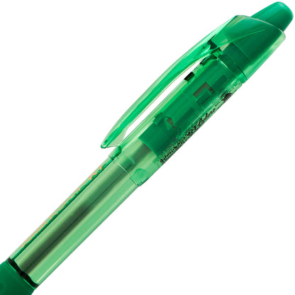 RSVP RT COLORS Retractable Ballpoint Pen, (1.0mm) Medium Line, Green Barrel, Green Ink (BK93CRD-D)