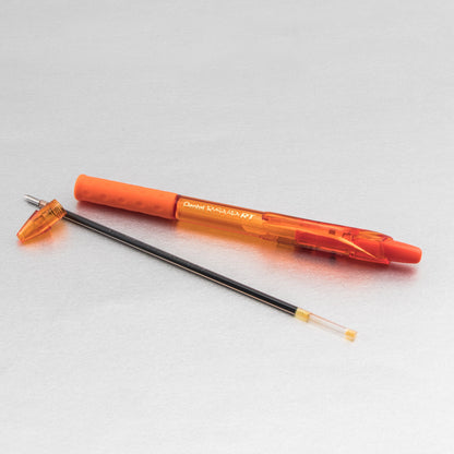 RSVP RT COLORS Retractable Ballpoint Pen, (1.0mm) Medium Line, Orange Barrel, Orange Ink (BK93CRF-F)