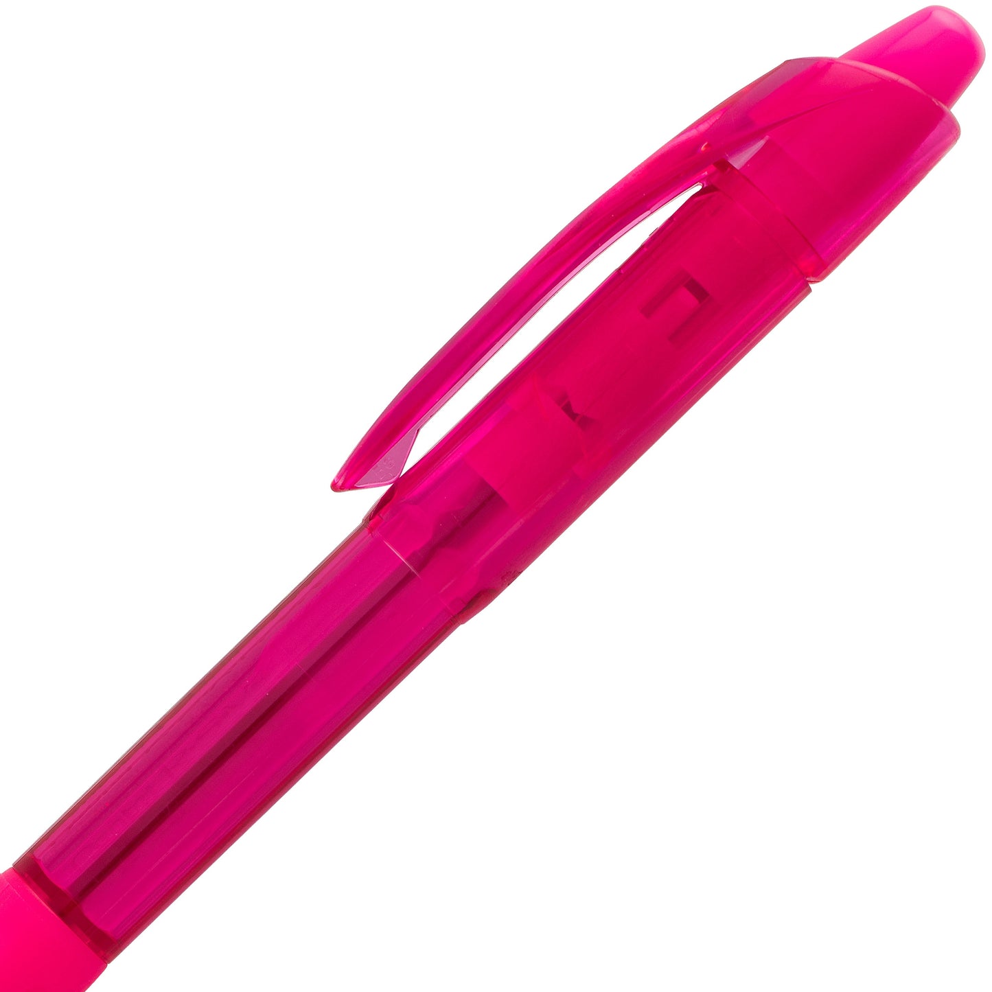 RSVP RT COLORS Retractable Ballpoint Pen, (1.0mm) Medium Line, Pink Barrel, Pink Ink (BK93CRP-P)