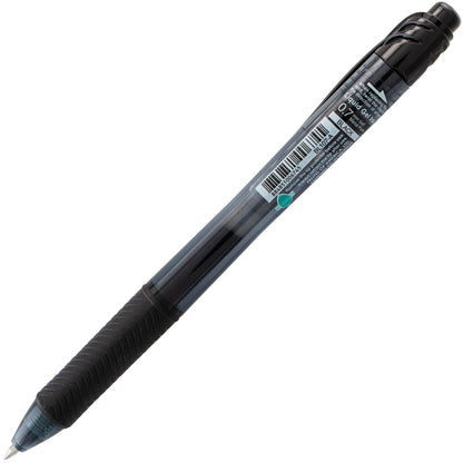 EnerGel-X Retractable Liquid Gel Pen, (0.7mm) Metal Tip, Black Ink (BL107-A)