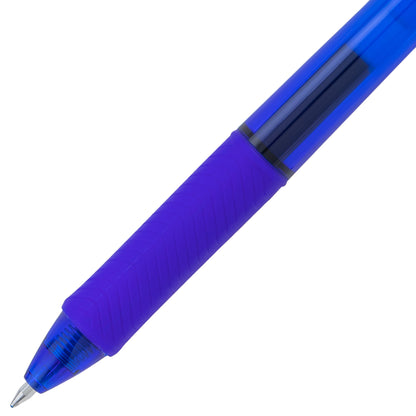 EnerGel-X Retractable Liquid Gel Pen, (0.7mm) Metal Tip, Medium Line, Blue Ink (BL107-C)