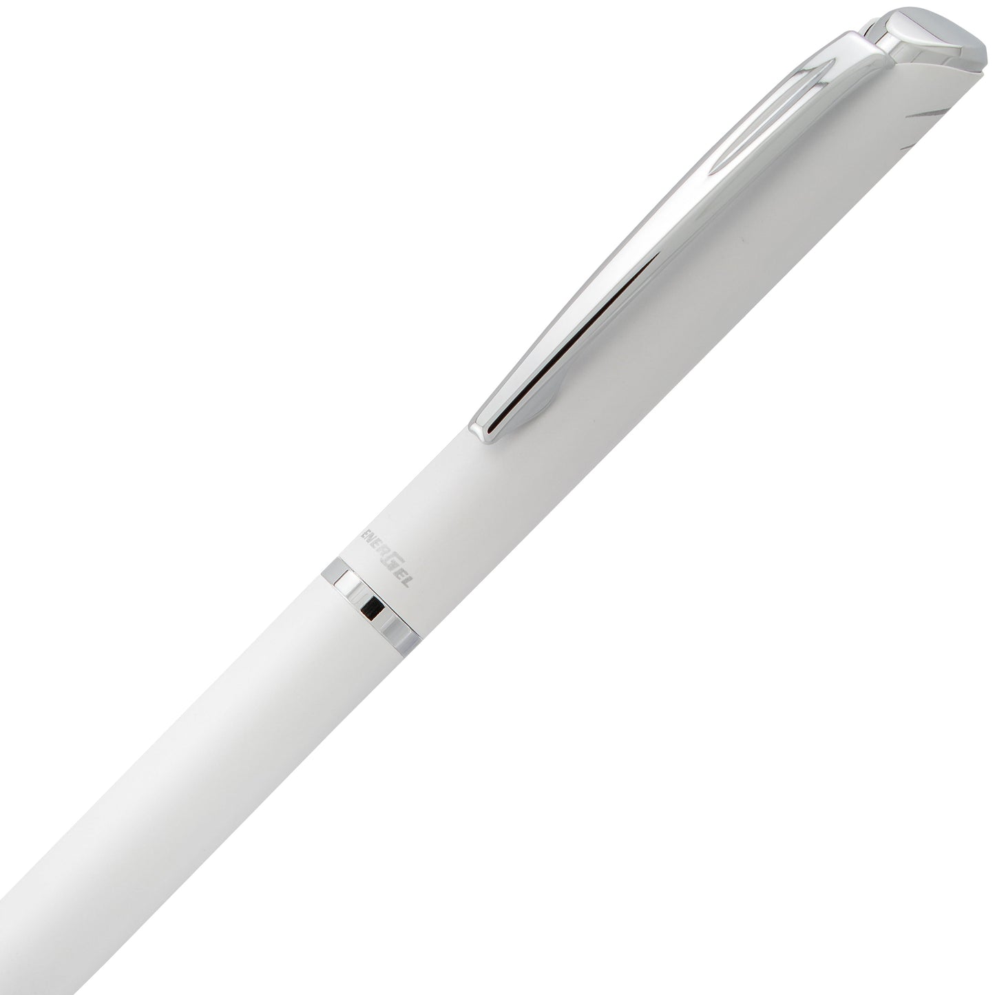 EnerGel Style Gel Pen, (0.7mm) Medium Line, White barrel, Black Ink, Gift Box w/ Belly Band (BL2007WABX)
