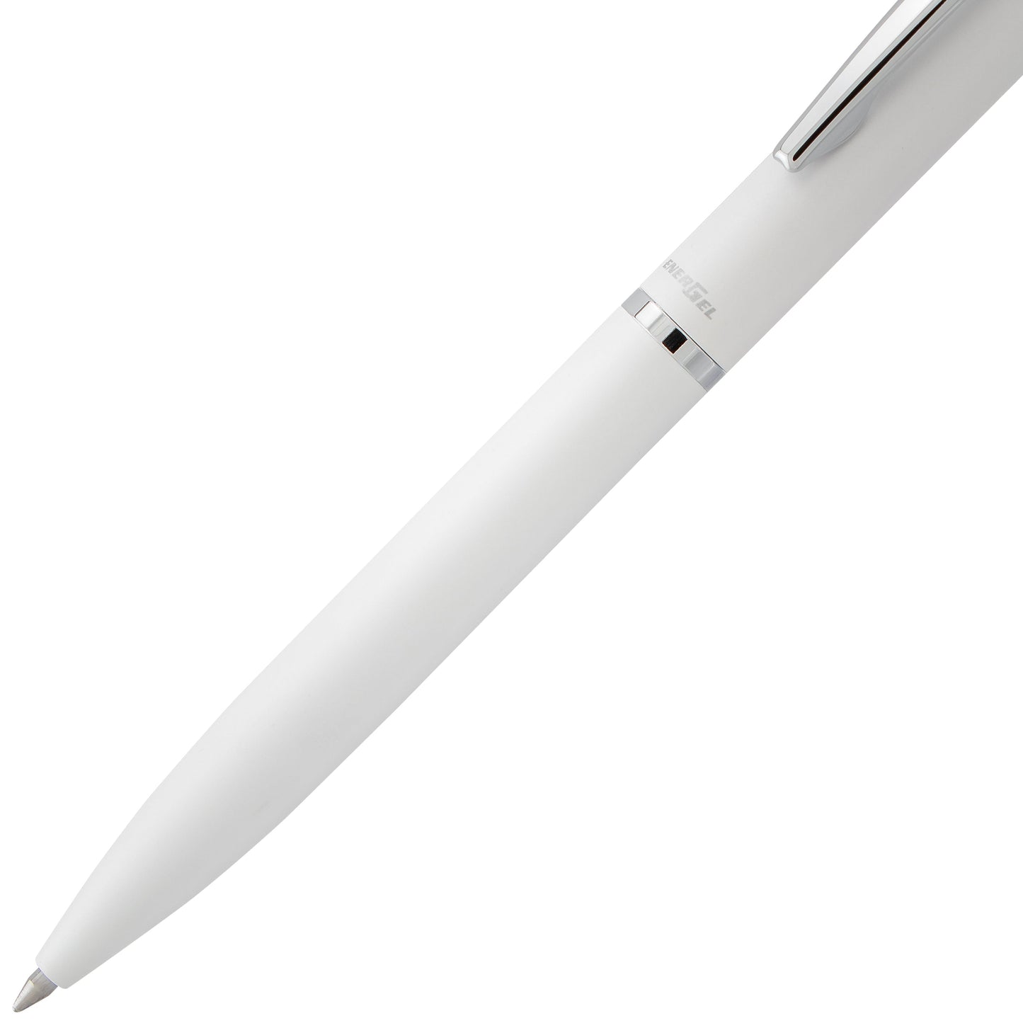 EnerGel Style Gel Pen, (0.7mm) Medium Line, White barrel, Black Ink, Gift Box w/ Belly Band (BL2007WABX)