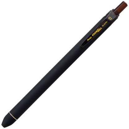 EnerGel Kuro Liquid Gel Pen, (0.7mm) Medium line, Brown Ink (BL437R1-E)
