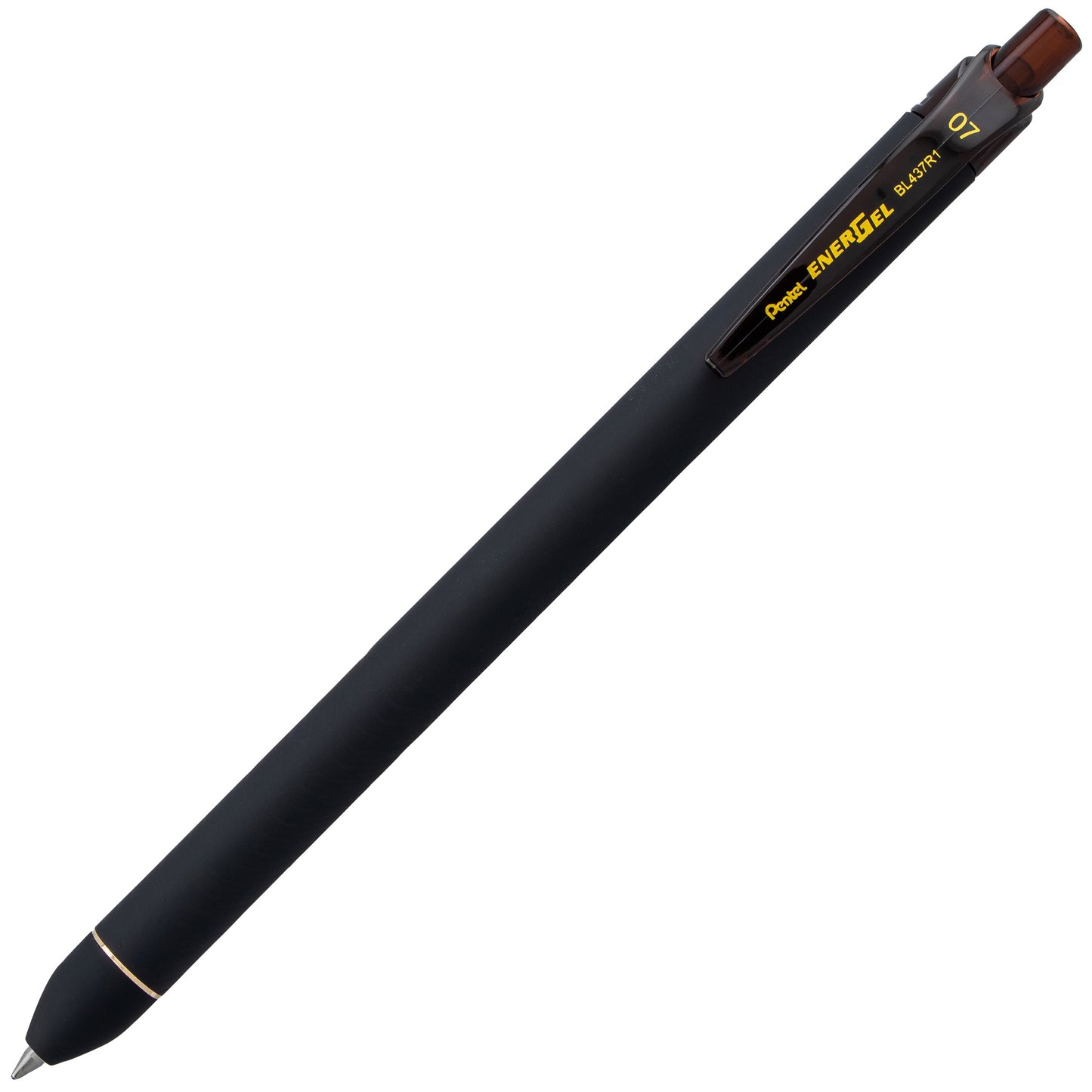 EnerGel Kuro Liquid Gel Pen, (0.7mm) Medium line, Brown Ink (BL437R1-E)