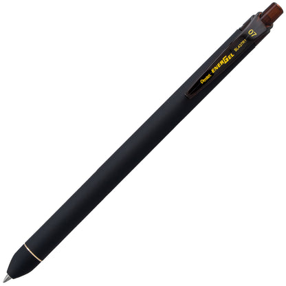 EnerGel Kuro Liquid Gel Pen, (0.7mm) Medium line, Brown Ink (BL437R1-E)