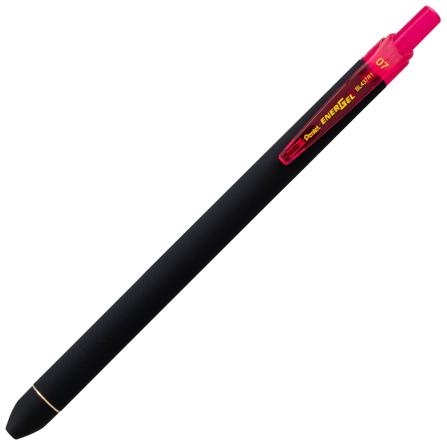 EnerGel Kuro Liquid Gel Pen, (0.7mm) Medium line, Pink Ink (BL437R1-P)