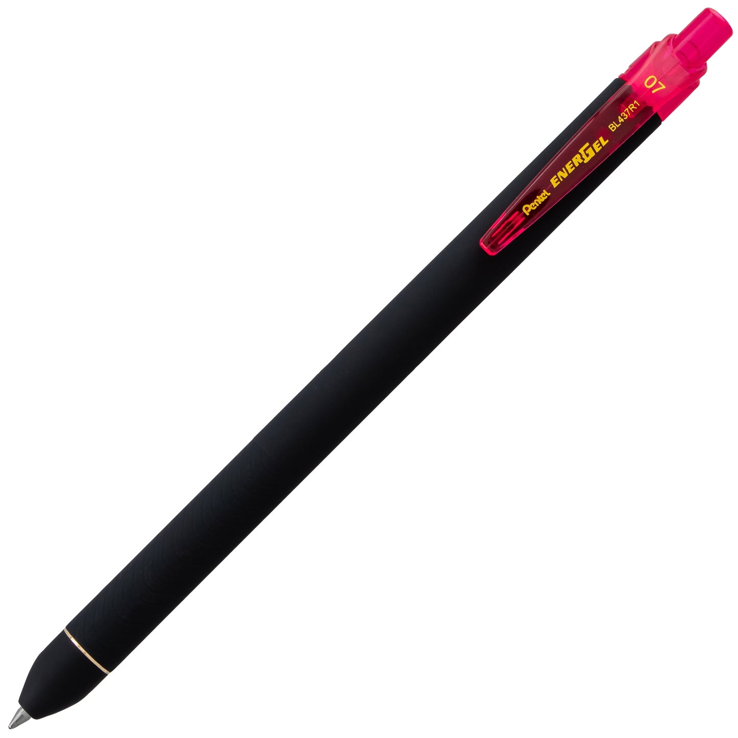 EnerGel Kuro Liquid Gel Pen, (0.7mm) Medium line, Pink Ink (BL437R1-P)