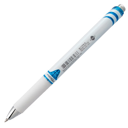 EnerGel Pearl Retractable Liquid Gel Pen, (0.7mm) Metal Tip, Medium Line, Sky Blue Accent, Sky Blue Ink (BL77PW-S)