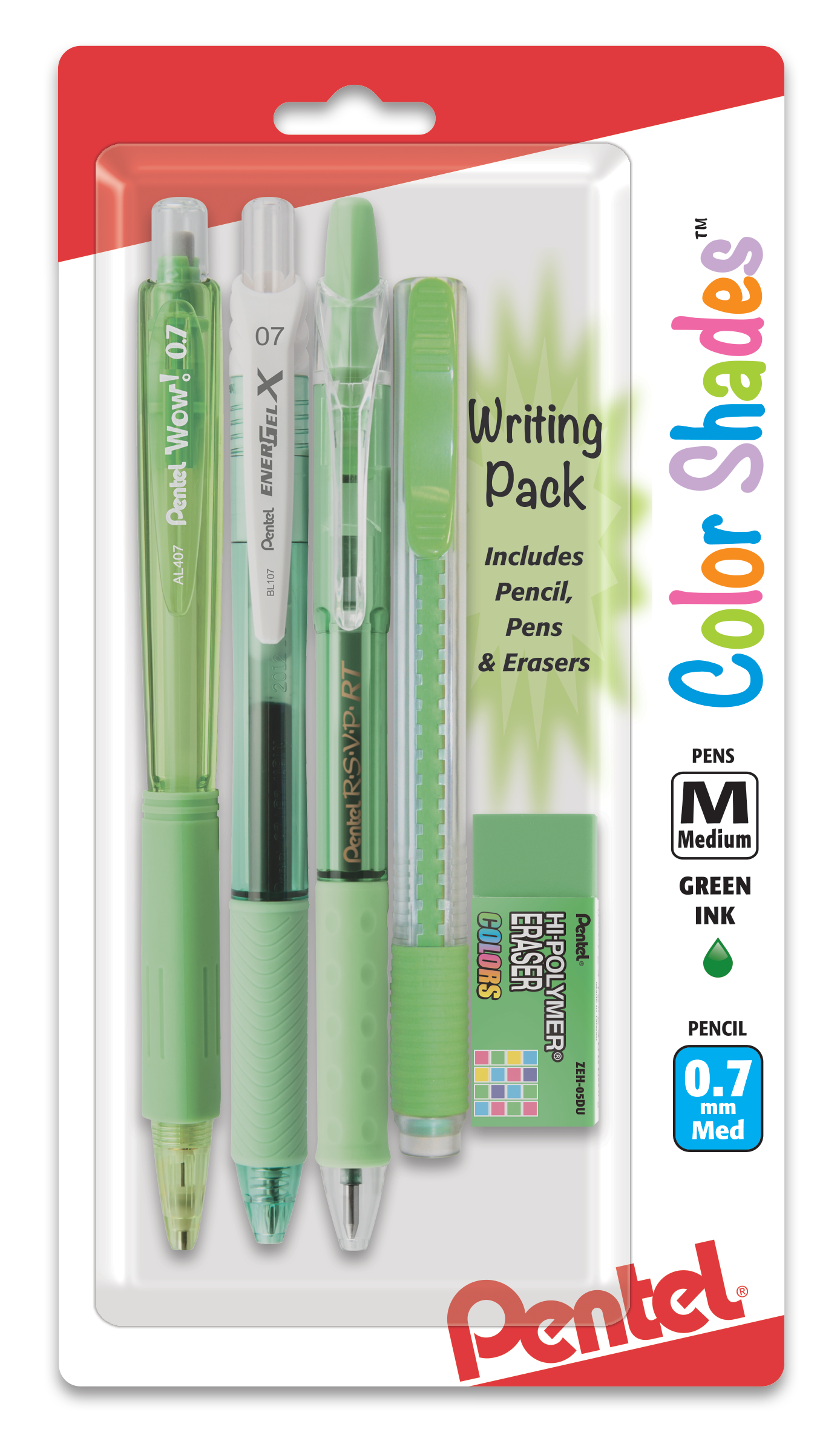 Color Shades Writing Pack - Pastel Light Green (BLBKALZBPK)