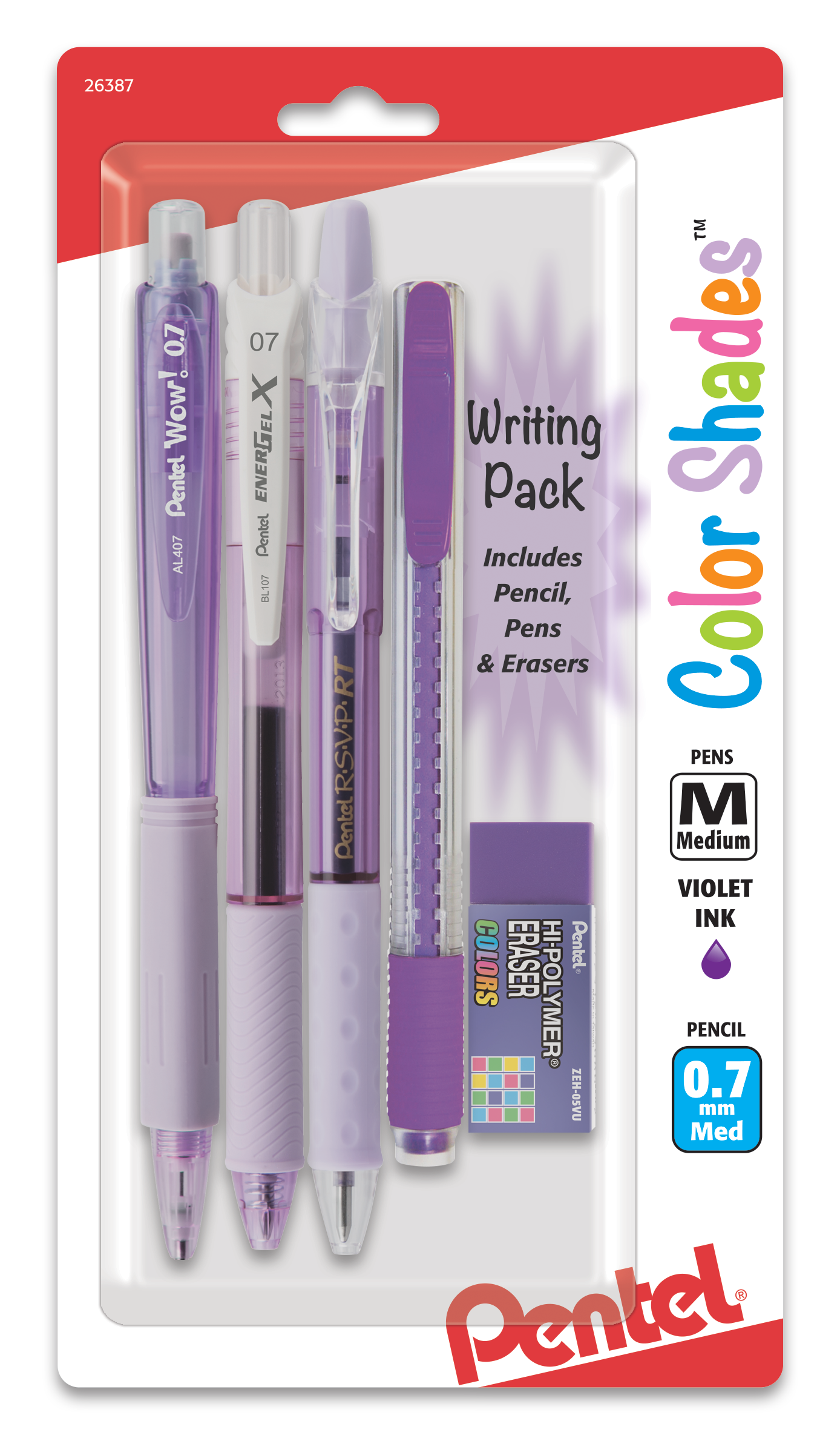 Color Shades Writing Pack - Pastel Violet (BLBKALZBPV)